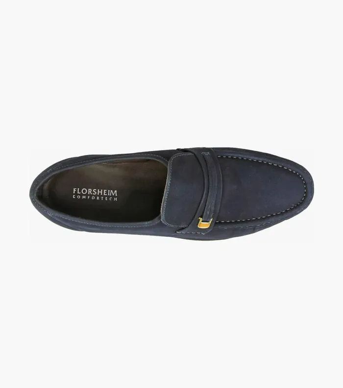 Florsheim Florsheim Comfortech Riva Moc Toe Bit Loafer Indigo 8211 Men