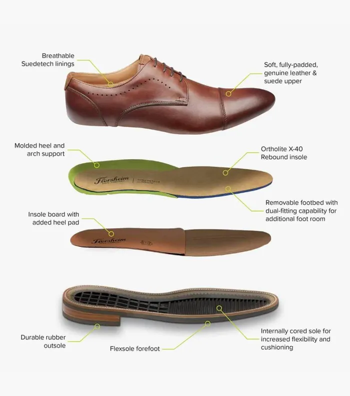 Florsheim Florsheim Comfortech Uptown Moc Toe Slip On Cognac 8211 Men