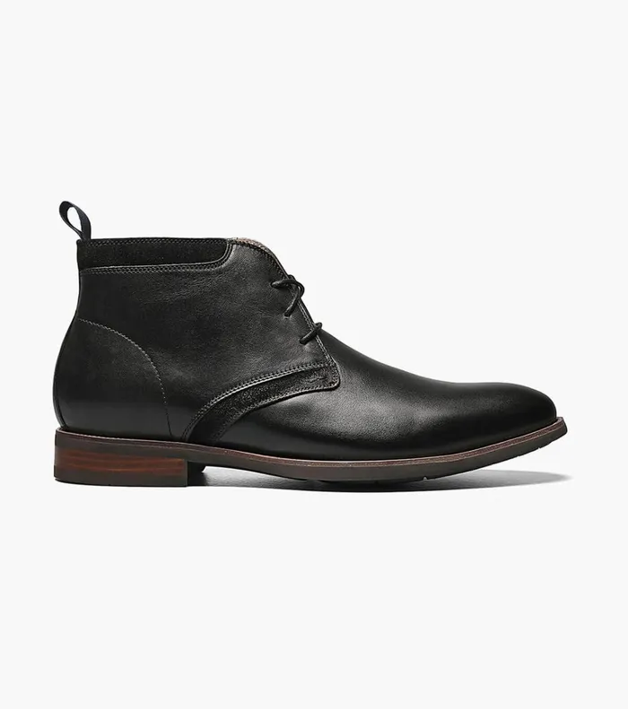 Florsheim Florsheim Comfortech Uptown Plain Toe Chukka Boot Black 8211 Men