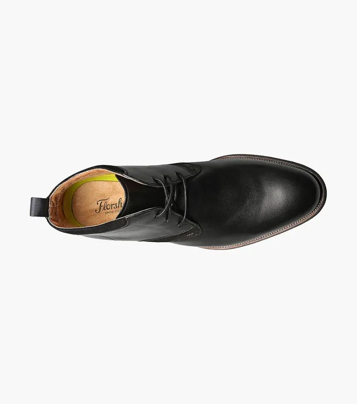 Florsheim Florsheim Comfortech Uptown Plain Toe Chukka Boot Black 8211 Men