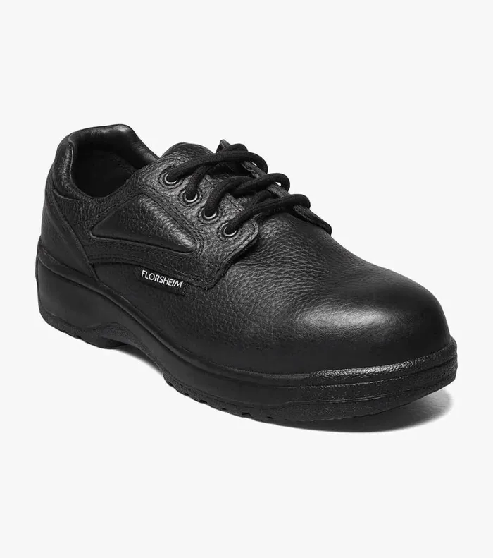 Florsheim Safety Shoes Fiesta Composite Toe Plain Toe Oxford Black 8211 Men