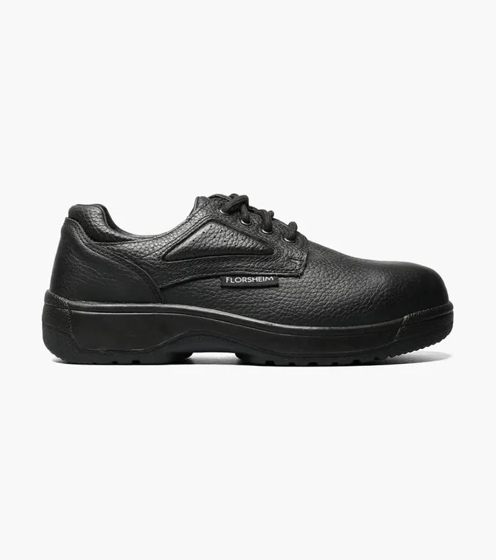 Florsheim Safety Shoes Fiesta Composite Toe Plain Toe Oxford Black 8211 Men