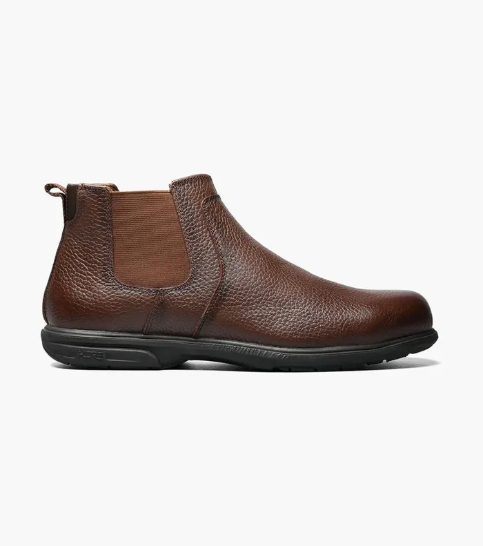 Florsheim Safety Shoes Loedin Steel Toe Plain Toe Gore Boot Brown 8211 Men