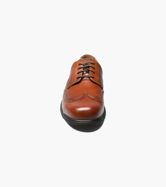 Florsheim Safety Shoes Loedin Steel Toe Wingtip Oxford Brown 8211 Men
