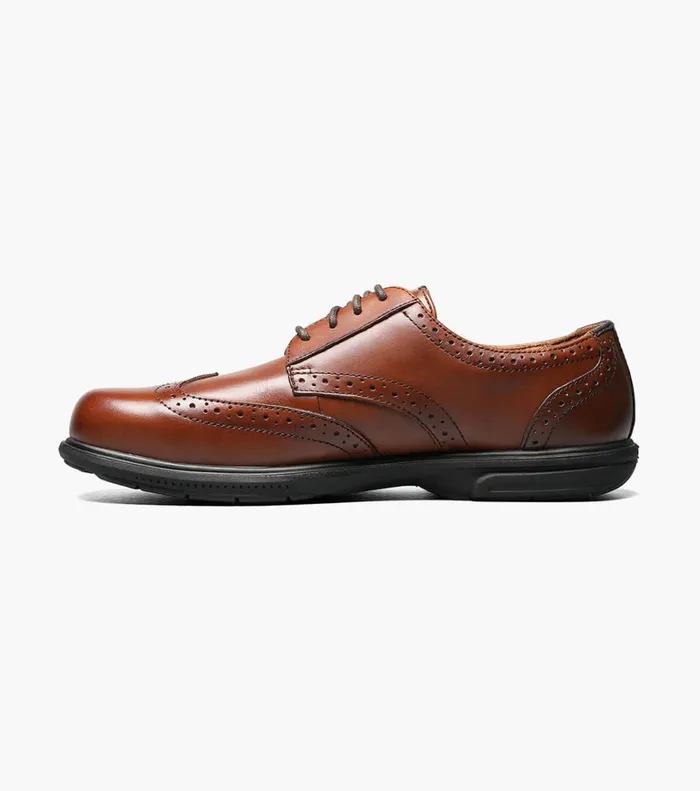 Florsheim Safety Shoes Loedin Steel Toe Wingtip Oxford Brown 8211 Men