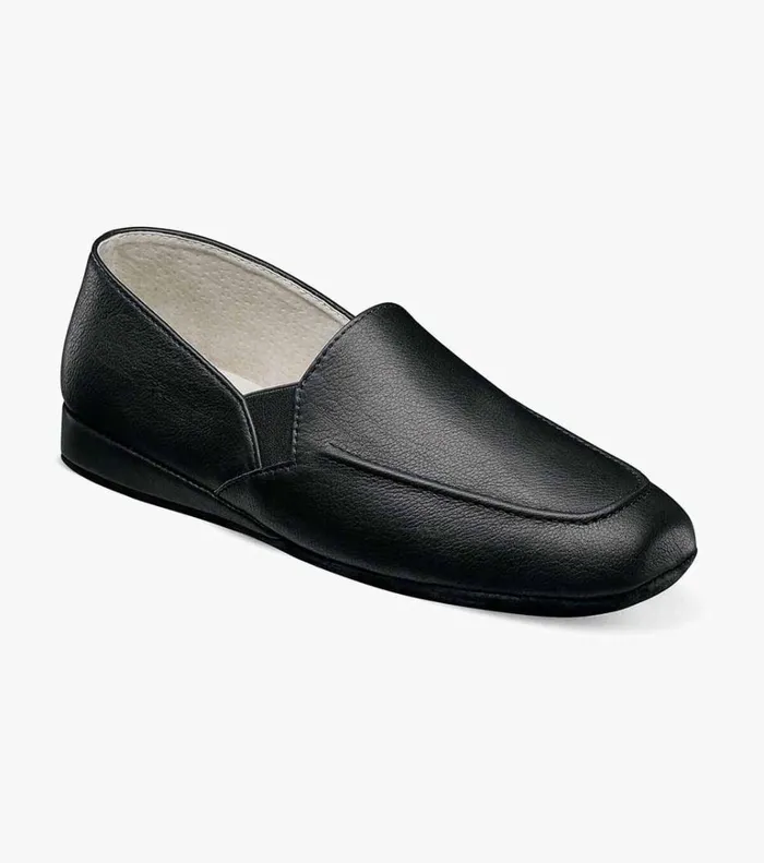 Florsheim Slippers Pareto Opera Moc Toe Slipper Black 8211 Men