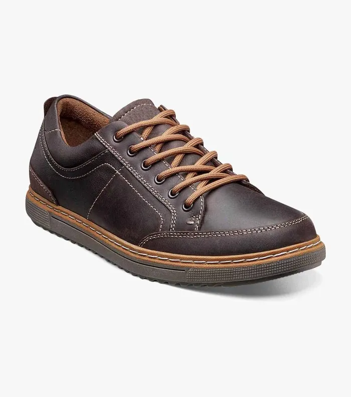 Florsheim Sneakers Gridley Steel Toe Moc Toe Oxford Brown 8211 Men