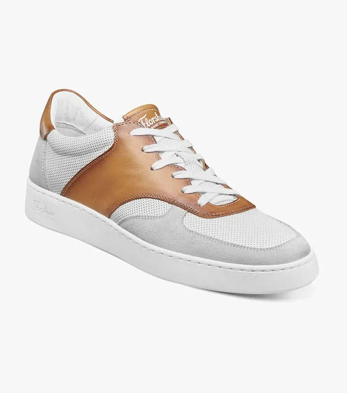 Florsheim Sneakers Random Moc Toe Lace Up Sneaker Cognac 8211 Men