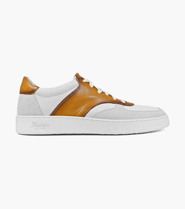Florsheim Sneakers Random Moc Toe Lace Up Sneaker Cognac 8211 Men