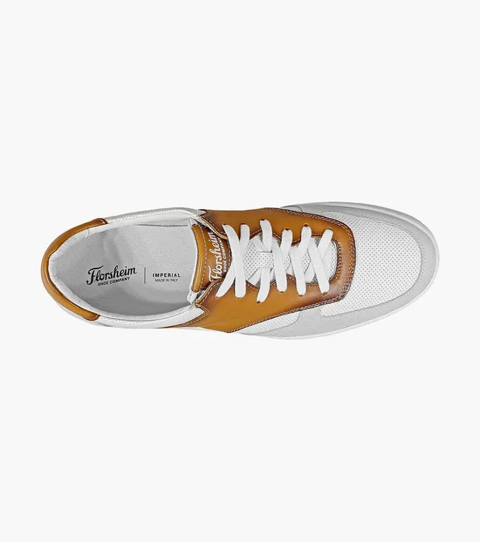 Florsheim Sneakers Random Moc Toe Lace Up Sneaker Cognac 8211 Men