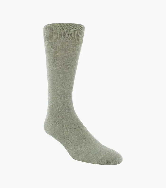 Florsheim Socks Flat Knit Crew Dress Socks Sand 8211 Men