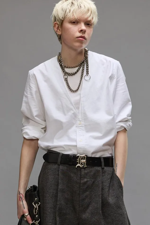 FOLDBACK SHIRT 8211 OXFORD WHITE Women R13 Tops
