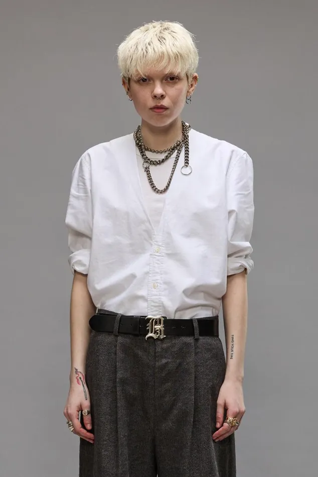 FOLDBACK SHIRT 8211 OXFORD WHITE Women R13 Tops