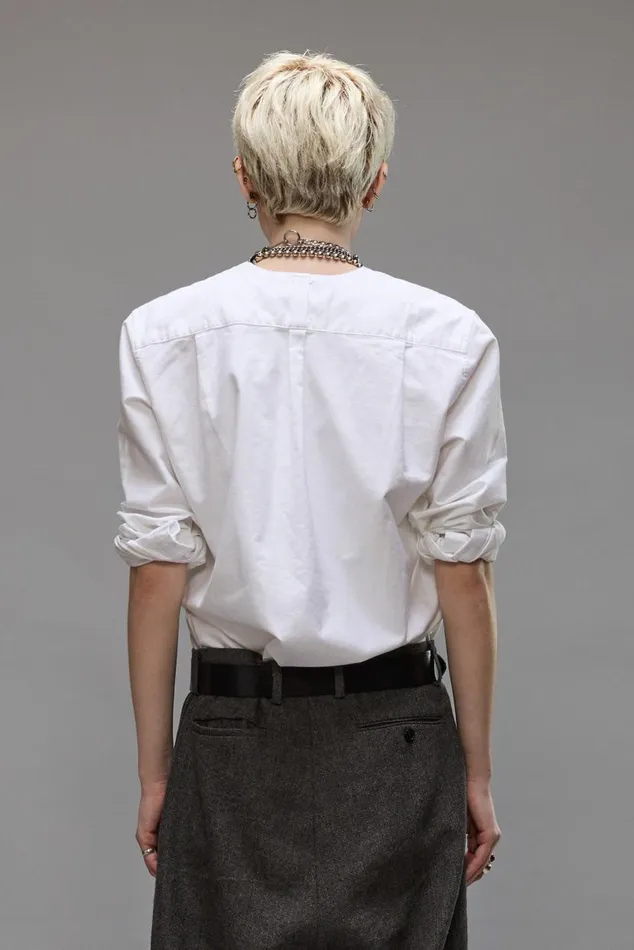 FOLDBACK SHIRT 8211 OXFORD WHITE Women R13 Tops