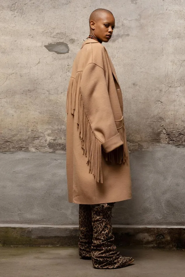 Fringe Raw Cut Coat 8211 Camel Women R13 Jackets and Coats Fringe Raw Cut Coat 8211 Camel Women R13 Jackets and Coats