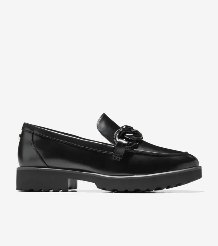Geneva Chain Loafers Black Women Cole Haan Loafers and Drivers