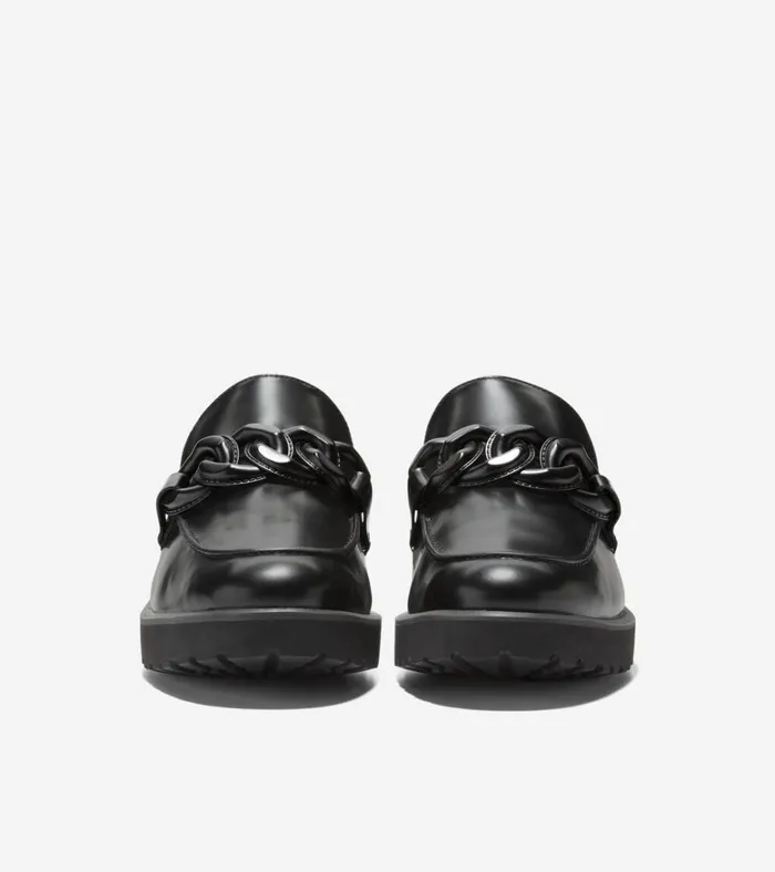Geneva Chain Loafers Black Women Cole Haan Loafers and Drivers
