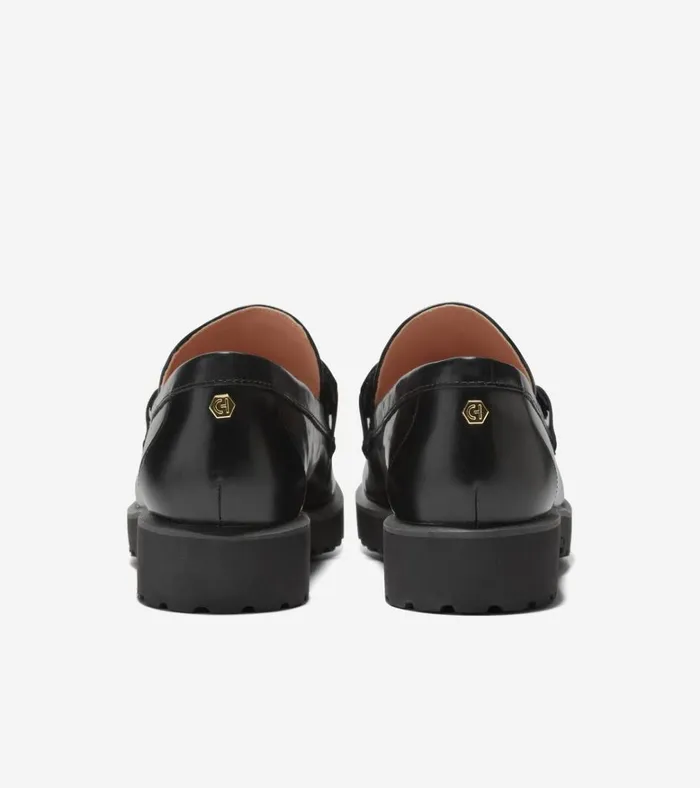 Geneva Chain Loafers Black Women Cole Haan Loafers and Drivers