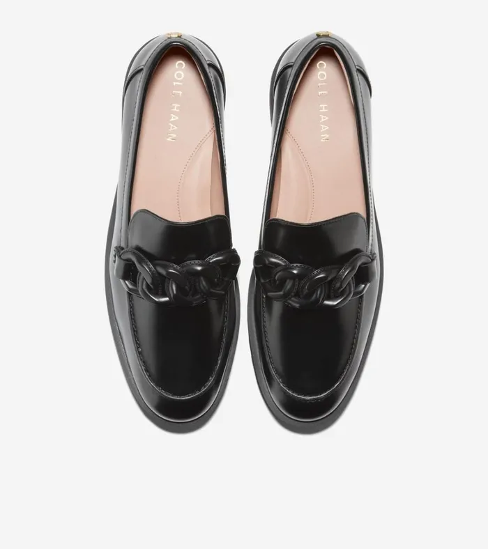 Geneva Chain Loafers Black Women Cole Haan Loafers and Drivers