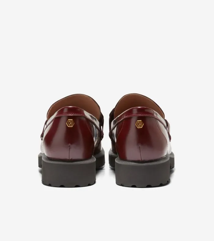 Geneva Chain Loafers Bloodstone Women Cole Haan Loafers and Drivers
