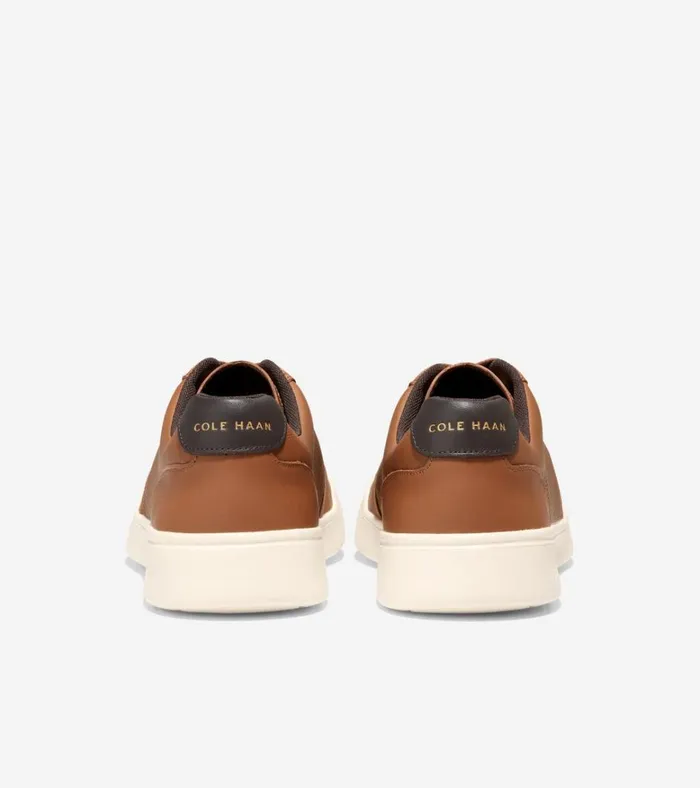 Grand Crosscourt Modern Tennis Sneakers British Tan Perforateddark Brown Men Cole Haan Sneakers