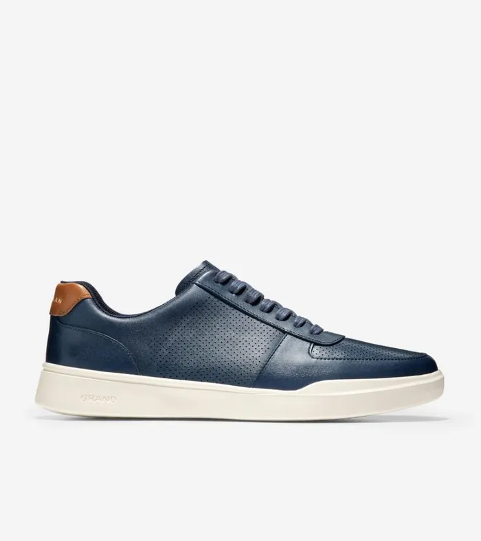 Grand Crosscourt Modern Tennis Sneakers Peacoat Perforatedbritish Tan Men Cole Haan Sneakers Grand Crosscourt Modern Tennis Sneakers Peacoat Perforatedbritish Tan Men Cole Haan Sneakers