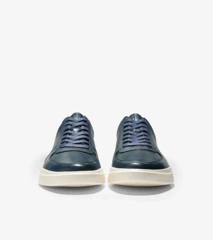 Grand Crosscourt Modern Tennis Sneakers Peacoat Perforatedbritish Tan Men Cole Haan Sneakers
