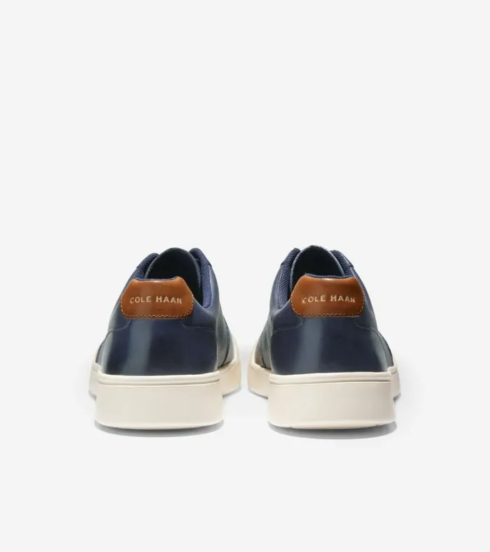 Grand Crosscourt Modern Tennis Sneakers Peacoat Perforatedbritish Tan Men Cole Haan Sneakers