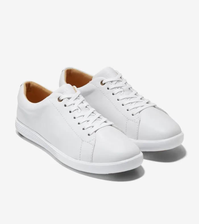 Grand Crosscourt Sneakers Optic White Leather Women Cole Haan Sneakers
