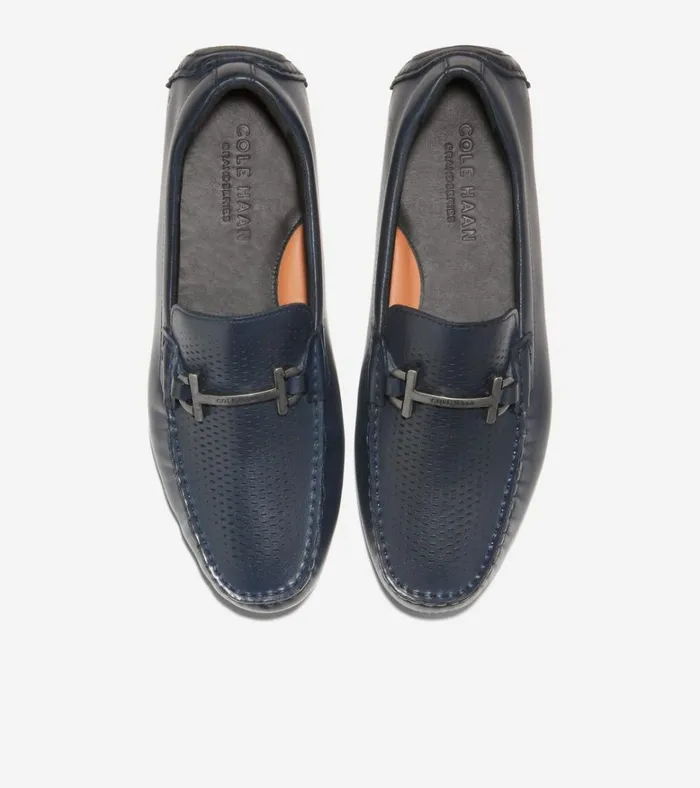 Grand Laser Bit Driving Loafers Navy Blazer Blueblack Men Cole Haan Loafers and Drivers