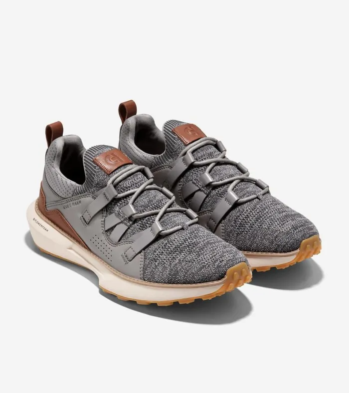 GrandMtion II Stitchlite Sneakers Gray Pinstripe Stitchlitetradebritish Tanivory Men Cole Haan Sneakers