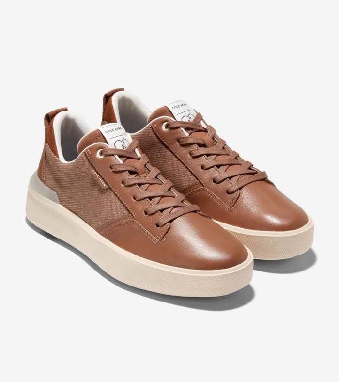 GrandPr Crew Sneakers British Tanivory Men Cole Haan Sneakers