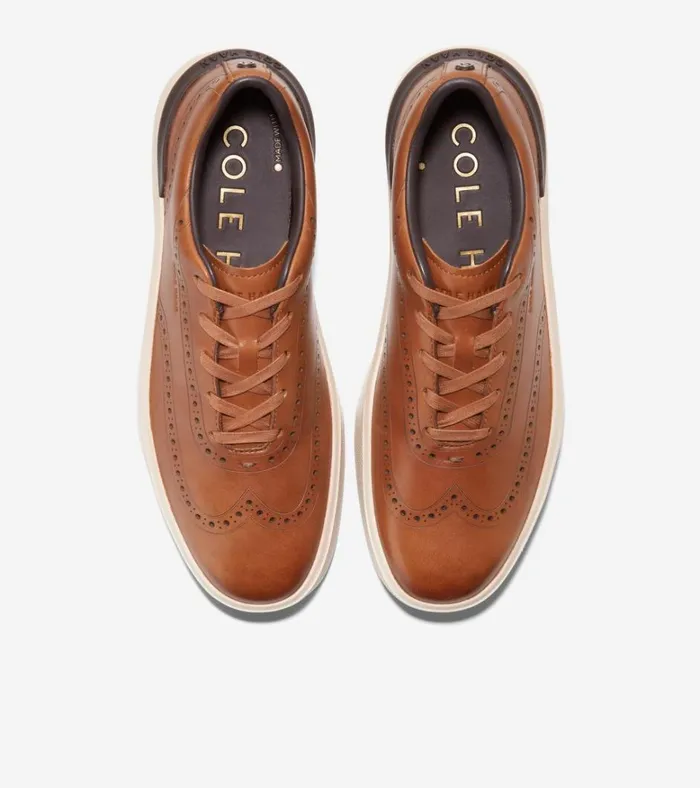 GrandPr Crew Wingtip Sneakers British Tanbirch Men Cole Haan Sneakers