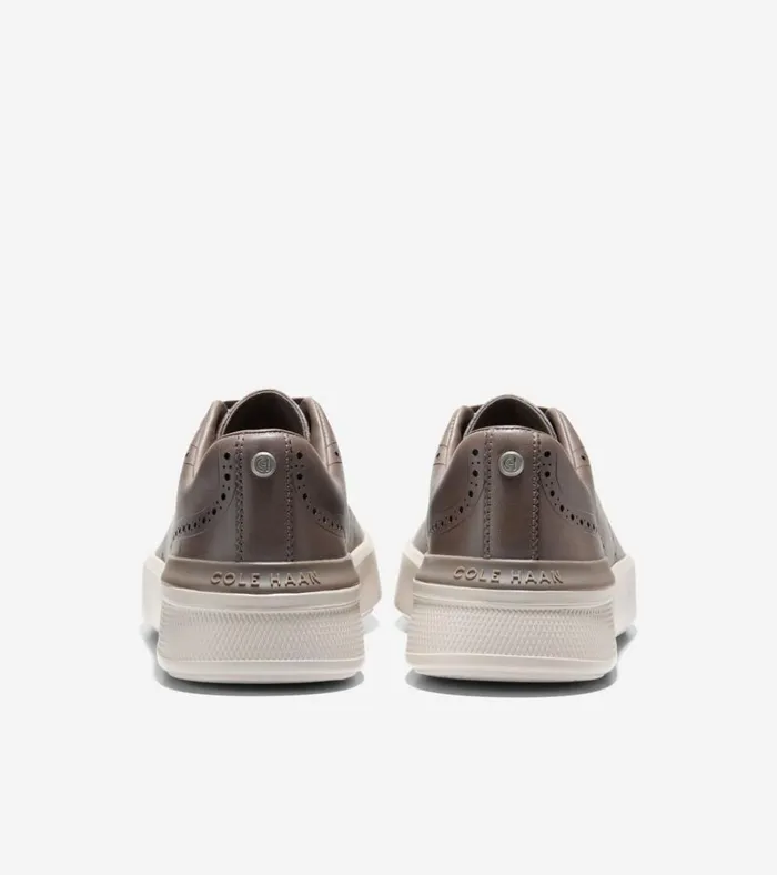 GrandPr Crew Wingtip Sneakers Truffle Brownsilver Lining Men Cole Haan Sneakers