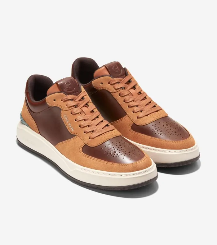 GrandPr Crossover Sneakers Acorn Browntrellisivory Men Cole Haan Sneakers