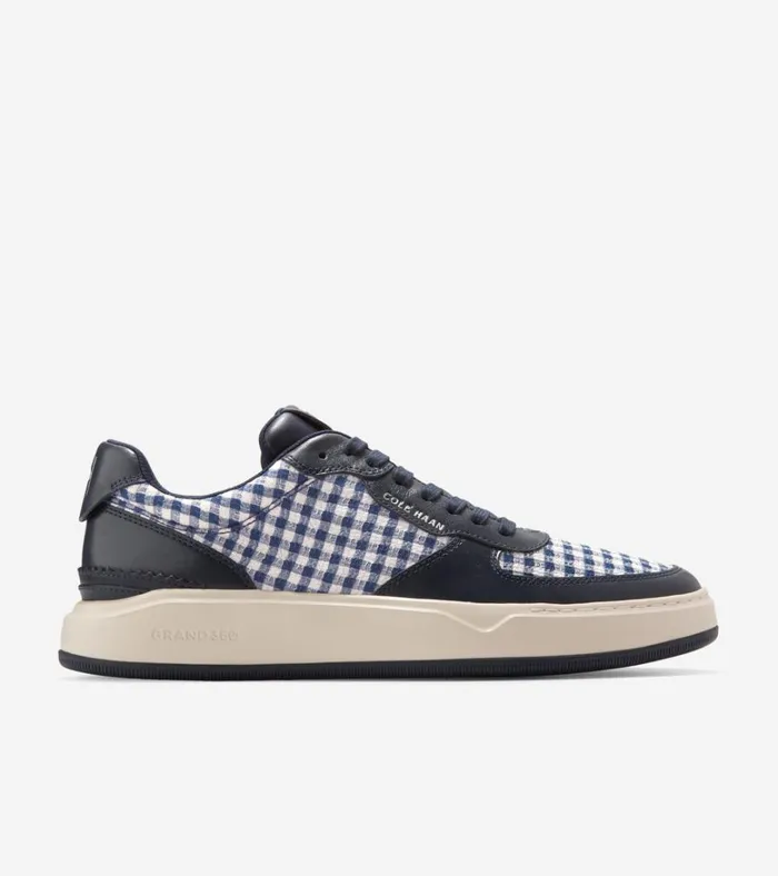 GrandPr Crossover Sneakers Navy Blazerginghamivory Men Cole Haan Sneakers