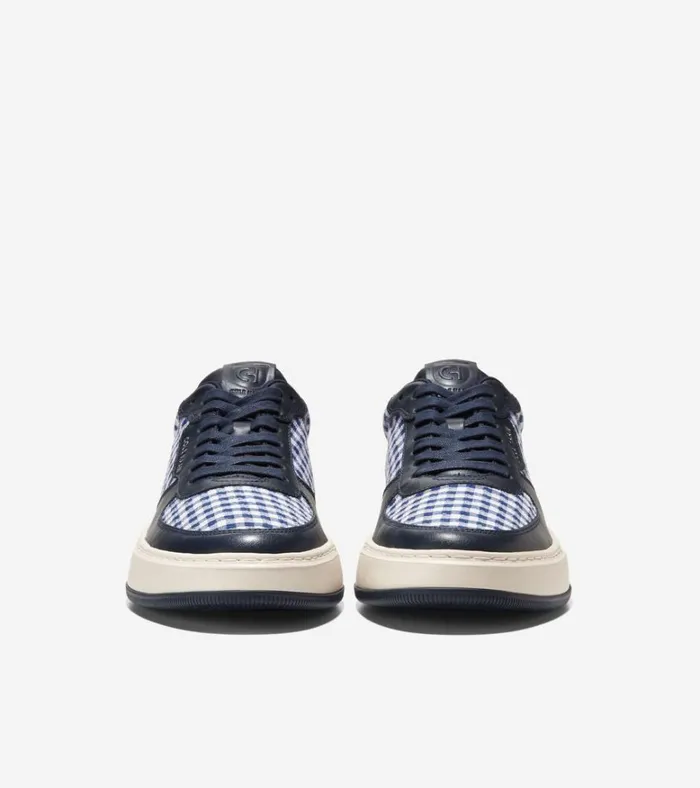 GrandPr Crossover Sneakers Navy Blazerginghamivory Men Cole Haan Sneakers