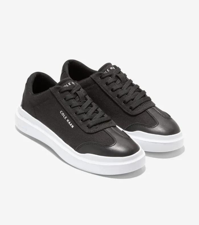 GrandPr Rally Canvas TToe Sneakers Blackoptic White Women Cole Haan Sneakers