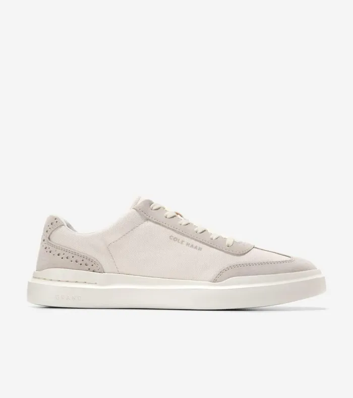 GrandPr Rally Canvas TToe Sneakers Ivorysilver Men Cole Haan Sneakers