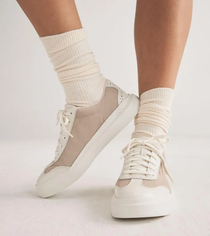 GrandPr Rally Canvas TToe Sneakers Sandollar Canvasivory Women Cole Haan Sneakers