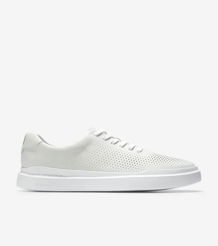 GrandPr Rally Laser Cut Sneakers White Men Cole Haan Sneakers