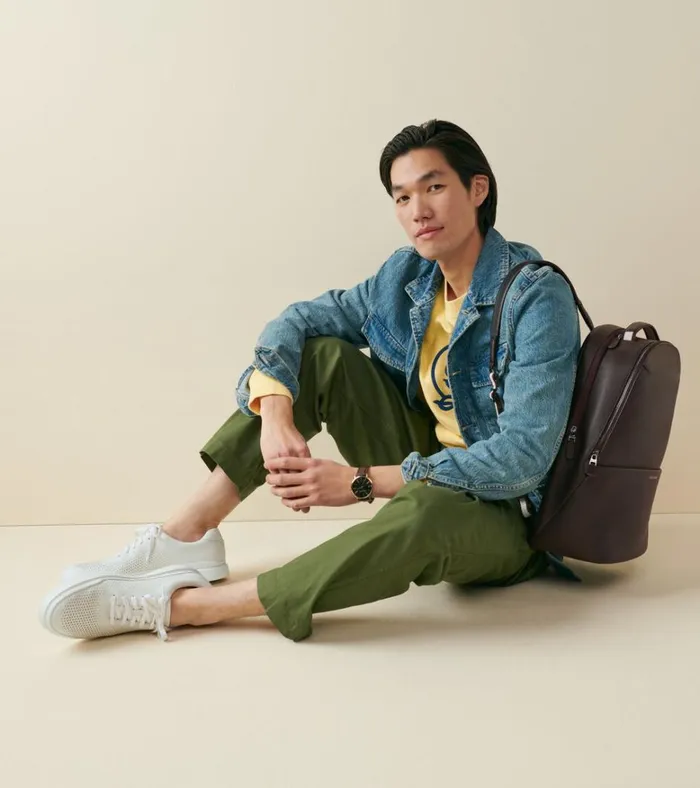GrandPr Rally Laser Cut Sneakers White Men Cole Haan Sneakers