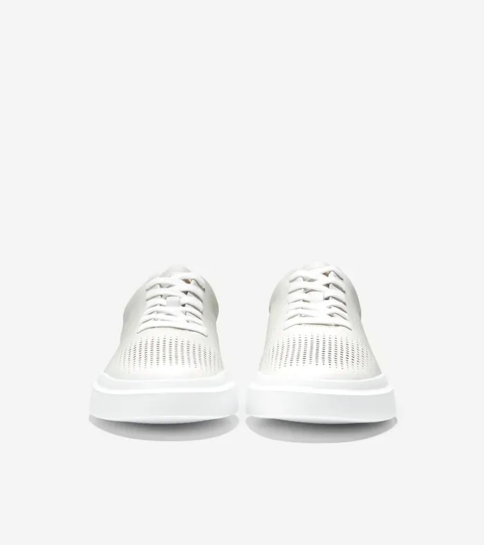 GrandPr Rally Laser Cut Sneakers White Men Cole Haan Sneakers