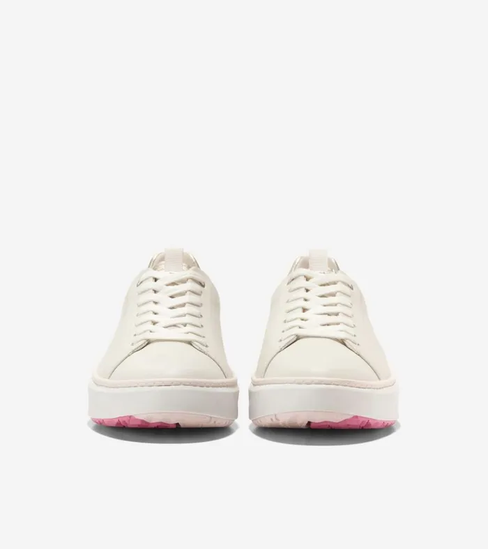 GrandPr Topspin Golf Shoes Silver Birchoptic White Women Cole Haan Golf Shoes