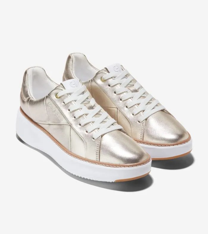 GrandPr Topspin Sneakers Gold Women Cole Haan Sneakers