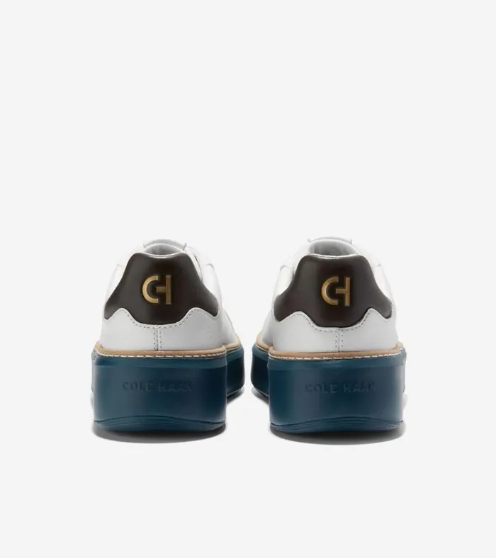 Grandpr Topspin Sneakers Optic Whitechocolate Brownblue Wing Teal Women Cole Haan Sneakers