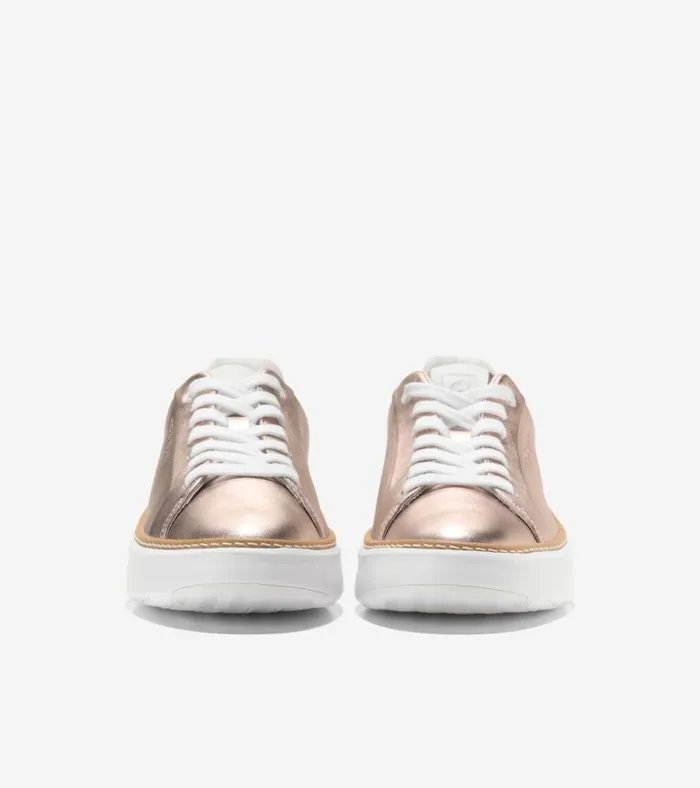 GrandPr Topspin Sneakers Rose Gold Metallic Women Cole Haan Sneakers