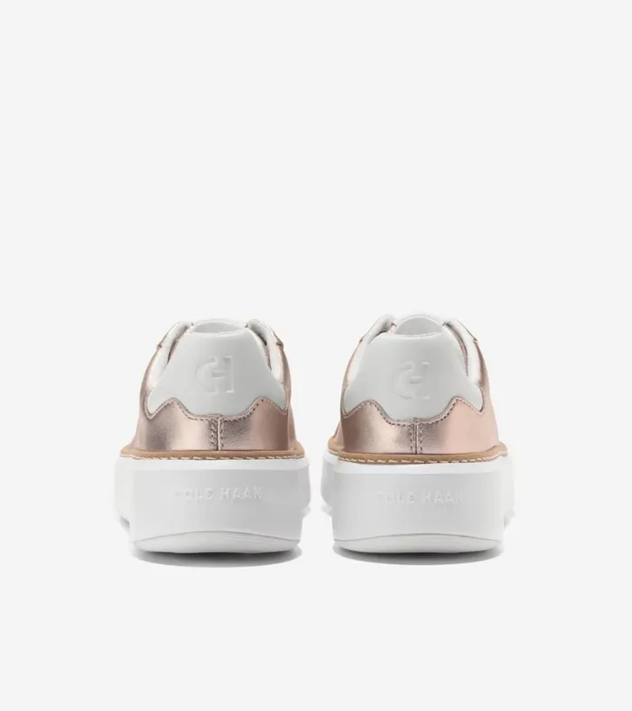 GrandPr Topspin Sneakers Rose Gold Metallic Women Cole Haan Sneakers