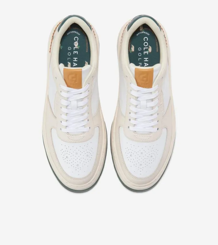 GrandPr Waterproof Crossover Golf Shoes Whitecap Grayoptic Whiteivorymyrtle Men Cole Haan Sneakers