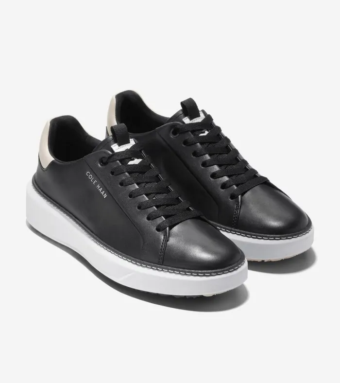 GrandPr Waterproof Topspin Golf Shoes Blackwhitecap Grayoptic White Women Cole Haan Golf Shoes